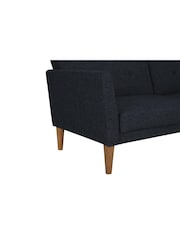 Novogratz Blue Regal Linen Sofa Bed - Image 6 of 6