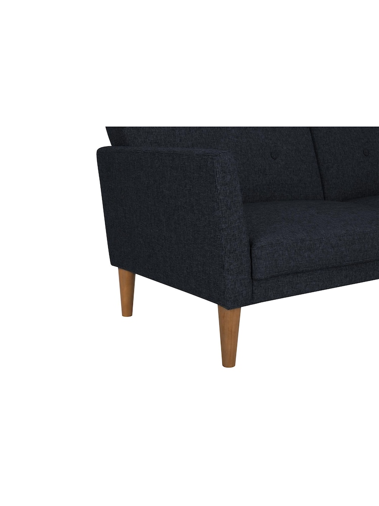 Novogratz Blue Regal Linen Sofa Bed - Image 6 of 6