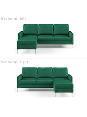 Novogratz Green Chapman Sectional Sofa - Image 5 of 5