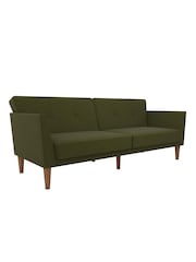 Novogratz Green Regal Linen Sofa Bed - Image 3 of 6
