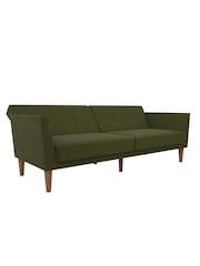 Novogratz Green Regal Linen Sofa Bed - Image 4 of 6
