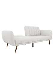Novogratz Grey Brittany Linen Sofa Bed - Image 5 of 6