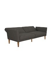 Novogratz Grey Regal Linen Sofa Bed - Image 2 of 3