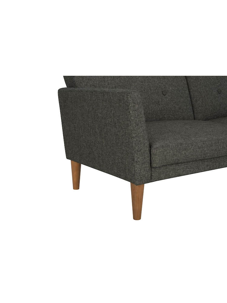 Novogratz Grey Regal Linen Sofa Bed - Image 3 of 3