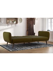 Novogratz Green Brittany Linen Sofa Bed - Image 2 of 6