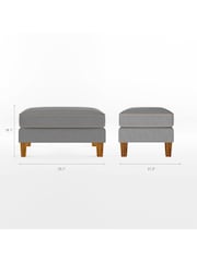 Novogratz Grey Bowen Ottoman Storage - Image 4 of 4