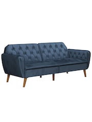 Novogratz Blue Tallulah Memory Foam Futon - Image 3 of 6