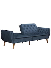 Novogratz Blue Tallulah Memory Foam Futon - Image 5 of 6