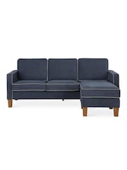 Novogratz Blue Bowen Sectional Sofa - Image 3 of 5