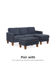 Novogratz Blue Bowen Sectional Sofa - Image 5 of 5