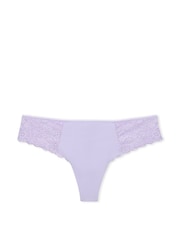 Victoria's Secret PINK Purple Cloud Lace Thong Knickers - Image 3 of 3