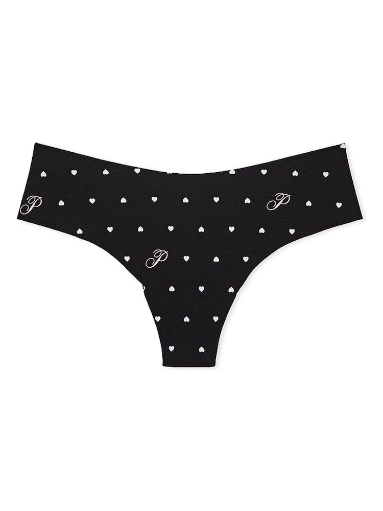 Victoria's Secret PINK Black Heart Thong Knickers - Image 3 of 3 Victoria's Secret PINK Black Heart Thong Knickers - Image 3 of 3