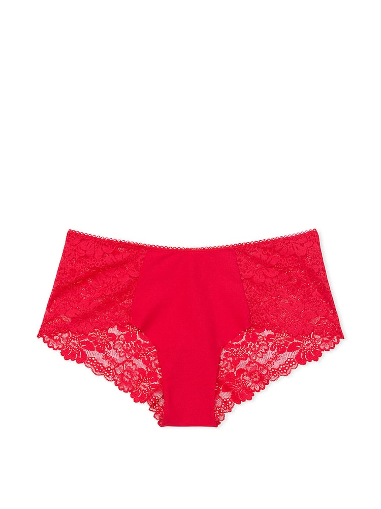 Victoria's Secret PINK Red Pepper Lace Cheeky Knickers - Image 3 of 3