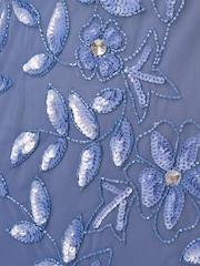 Adrianna Papell Bead Long Dress With Godets - Image 6 of 6