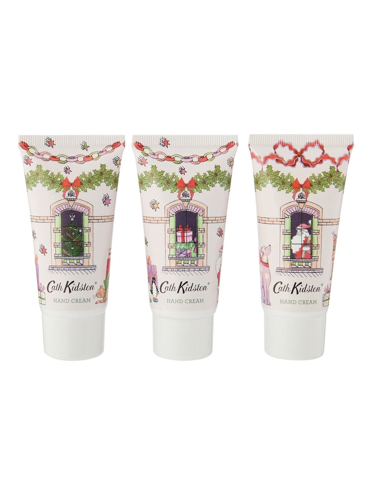 Cath Kidston A Dolls House Red Berry & Cedar Hand Cream Trio Gift Set 3 x 30ml - Image 2 of 6 Cath Kidston A Dolls House Red Berry & Cedar Hand Cream Trio Gift Set 3 x 30ml - Image 2 of 6