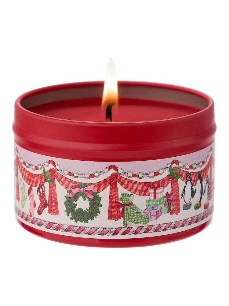 Cath Kidston A Dolls House Festive Tin Candle - Image 2 of 5
