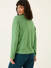 FatFace Jess Green 100% Cotton Jersey Shirt - Image 2 of 9