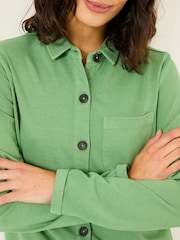 FatFace Jess Green 100% Cotton Jersey Shirt - Image 3 of 9