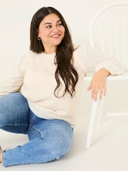 FatFace Light Natural Amara 2 In 1 Knitted Tank - Image 10 of 11