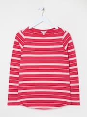 FatFace Breton Pink T-Shirt - Image 8 of 8