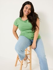 FatFace Ivy Light Green T-Shirt - Image 8 of 9