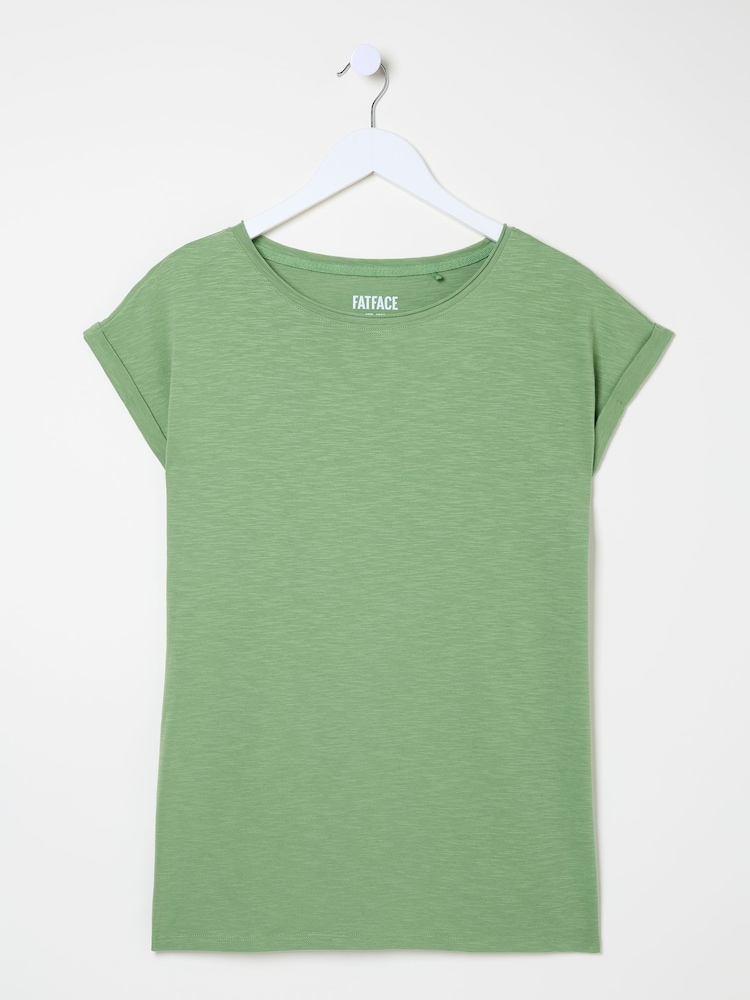 FatFace Ivy Light Green T-Shirt - Image 9 of 9