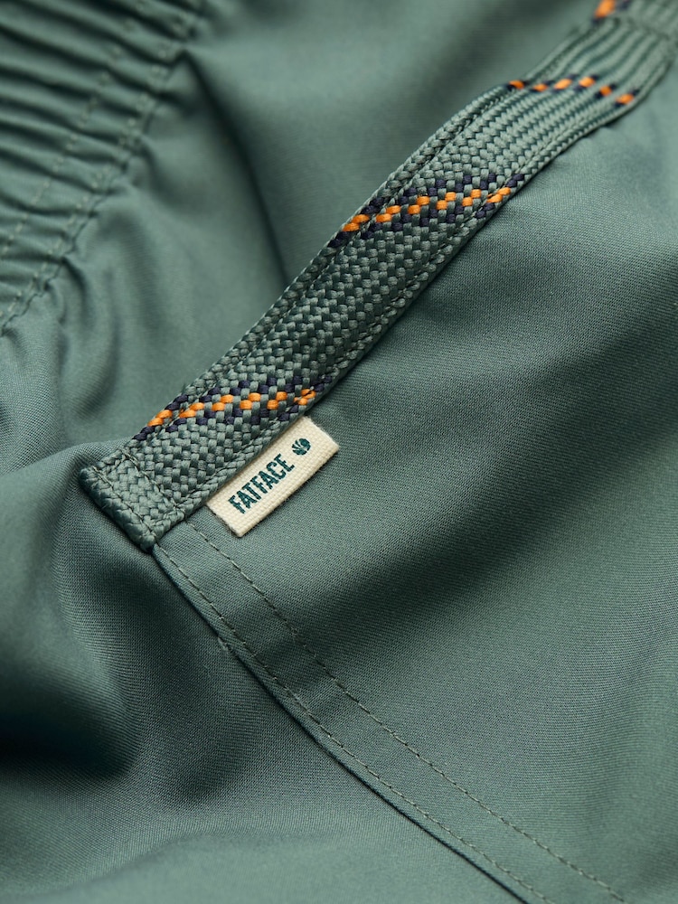 FatFace Trevose Khaki Green Cargo Swim Shorts - Image 4 of 4
