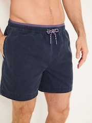 FatFace Trevose Navy Plain Swim Shorts - Image 1 of 7