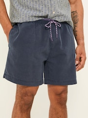 FatFace Trevose Navy Plain Swim Shorts - Image 5 of 7