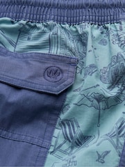 FatFace Camber Pale Blue Swim Shorts - Image 6 of 6