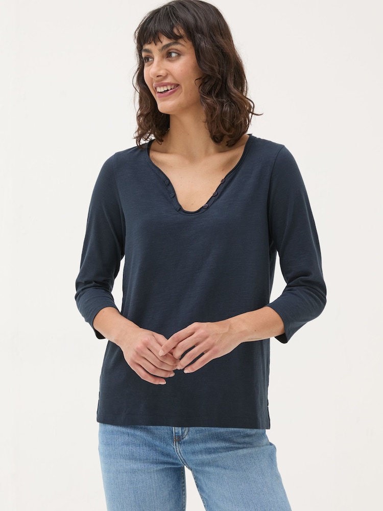 Azul marino - FatFace 100% Cotton T-Shirt - Imagen 1 de 4 Azul marino - FatFace 100% Cotton T-Shirt - Imagen 1 de 4