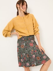 Schwarz, florales Detail - FatFace Skirt - Bild 1 von 5