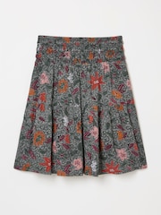 Schwarz, florales Detail - FatFace Skirt - Bild 5 von 5