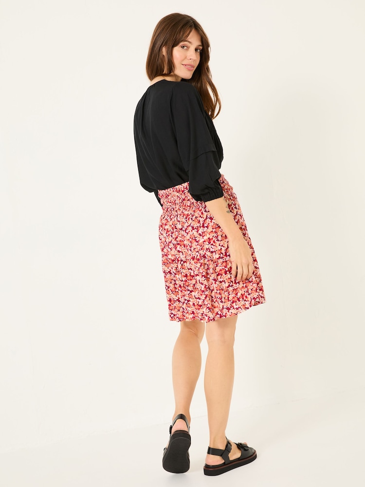 Mehrfarbig mit abstraktem Floral - FatFace Skirt - Bild 2 von 7 Mehrfarbig mit abstraktem Floral - FatFace Skirt - Bild 2 von 7