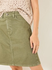 FatFace Olive Green Hattie Skirt - Image 3 of 4