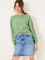 FatFace Blue Denim Hattie Skirt - Image 2 of 9