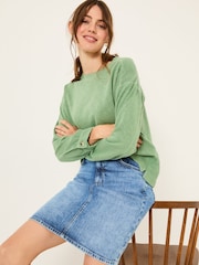 FatFace Blue Denim Hattie Skirt - Image 4 of 9
