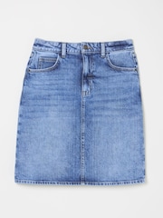 FatFace Blue Denim Hattie Skirt - Image 9 of 9