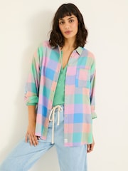 FatFace Multi 100% Cotton Carolin Check Shirt - Image 1 of 10