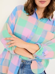 FatFace Multi 100% Cotton Carolin Check Shirt - Image 8 of 10