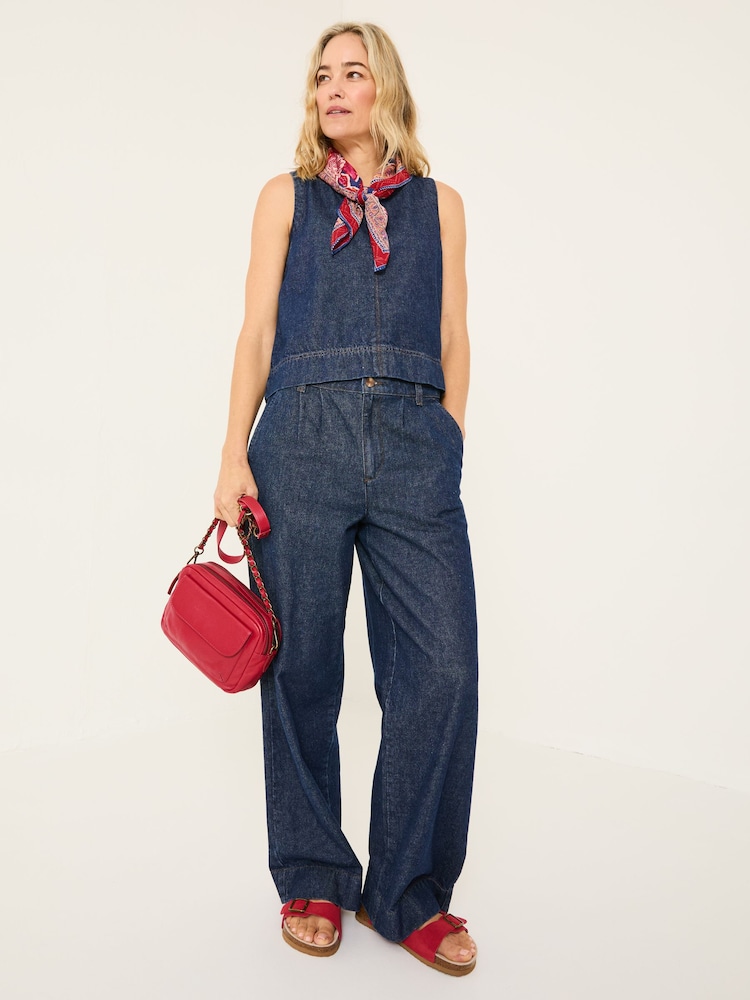 FatFace Ink Dara Denim Top - Image 2 of 7