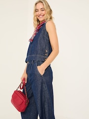 FatFace Ink Dara Denim Top - Image 4 of 7