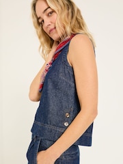 FatFace Ink Dara Denim Top - Image 5 of 7
