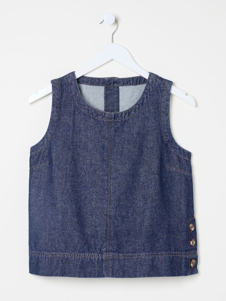 FatFace Ink Dara Denim Top - Image 7 of 7