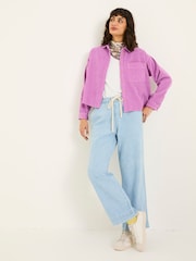 Vivienne Heather Purple 100% Cotton Cord Shirt - Image 3 of 10