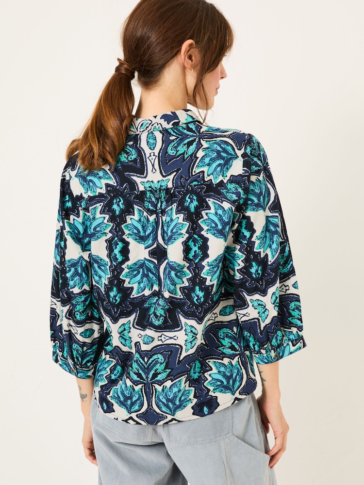 FatFace Jade Green Roxi Shirt - Image 2 of 5