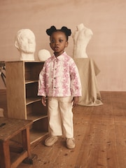 Pink 100% Cotton Cath Kidston Printed Shacket (3mths-7yrs) - Image 1 of 5