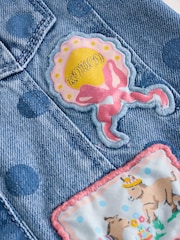 Blue Cath Kidston Printed Denim Western Jacket (3mths-7yrs) - Image 5 of 9