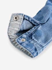 Blue Cath Kidston Printed Denim Western Jacket (3mths-7yrs) - Image 7 of 9