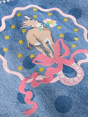 Blue Cath Kidston Printed Denim Western Jacket (3mths-7yrs) - Image 8 of 9